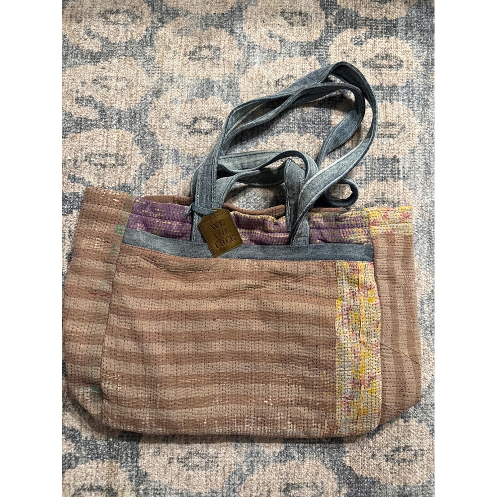 Free People We The Free Sashiko Tote Excellent Condition
